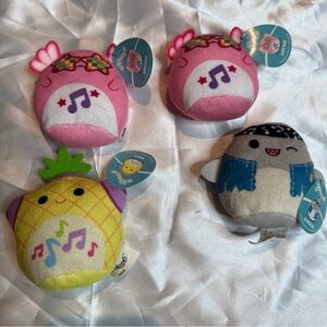 Squishmallow McDonald's  2023 Happy Meal Toy Lot Set Of 4 Excellent Conditions